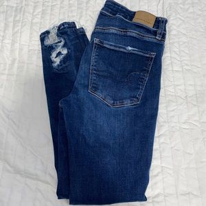 AEO high rise jegging crop